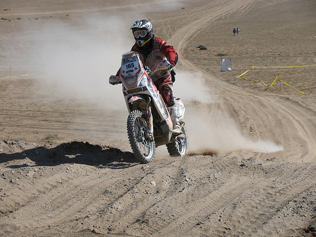 Motorräder waren zu jeder Zeit ein wichtiger Bestandteil der Rallye Dakar. Motorrad Rallye