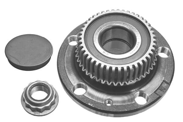 Radnabe hinten komplett mit Radlager 2110/2111/2112, Priora