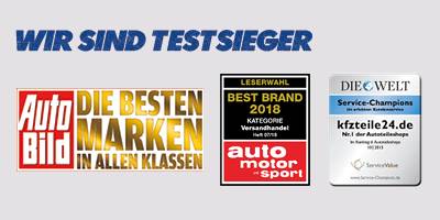 kfzteile24 ist mehrfach ausgezeichneter Testsieger