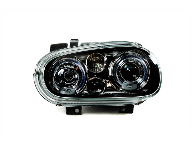 Design-Scheinwerfer für einen VW Golf 4 von Hella Design-Scheinwerfer für einen VW Golf 4 von Hella