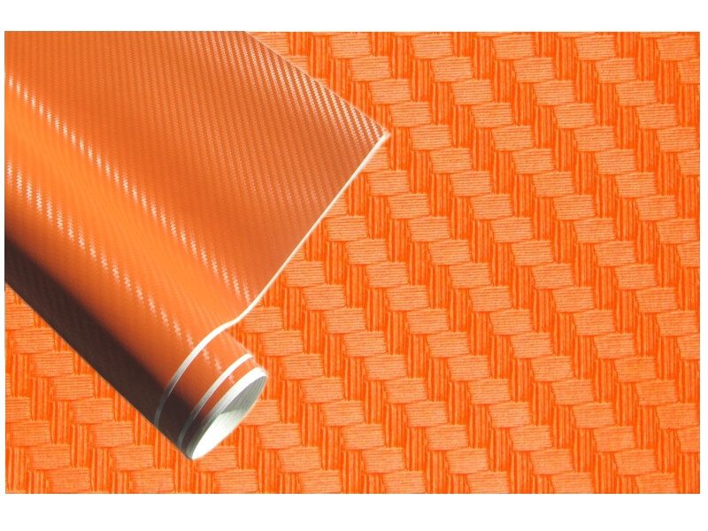 orangene Carbon-Folie orangene Carbon-Folie