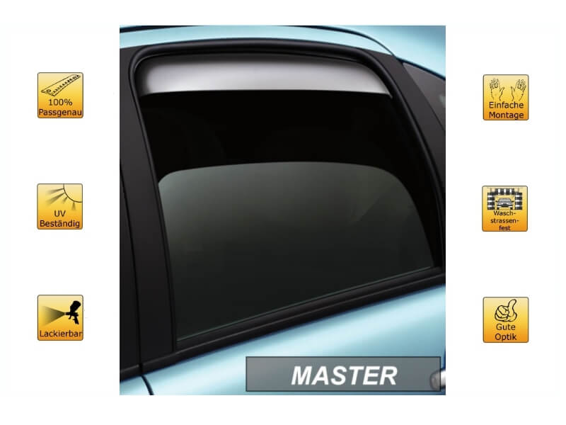 LEDAMP Auto Seitenfenster Windabweiser Regenabweiser, Für Volvo S40 S60 S70  S80 Autofenster, Windabweiser Autofenstervisiere Regenschutz, Auto Fenster  ZubehöR,4 Stück,D: : Auto & Motorrad