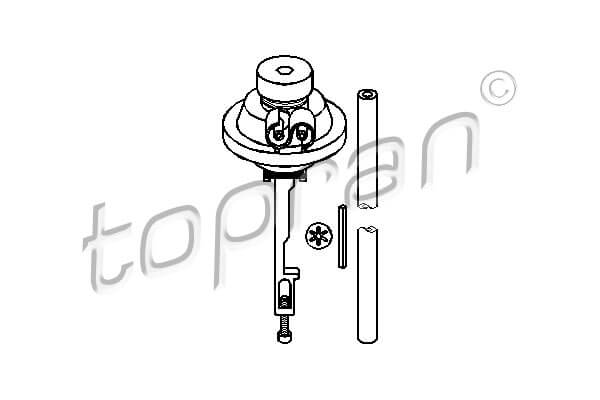 Unterdruckdose bzw. Pulldown-Dose fr VW Golf II