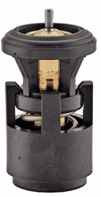 Bei Dehnstoff-Thermostaten schmilzt Wachs im Inneren des Dehnstoffelements. Thermostat für einen VW Golf III