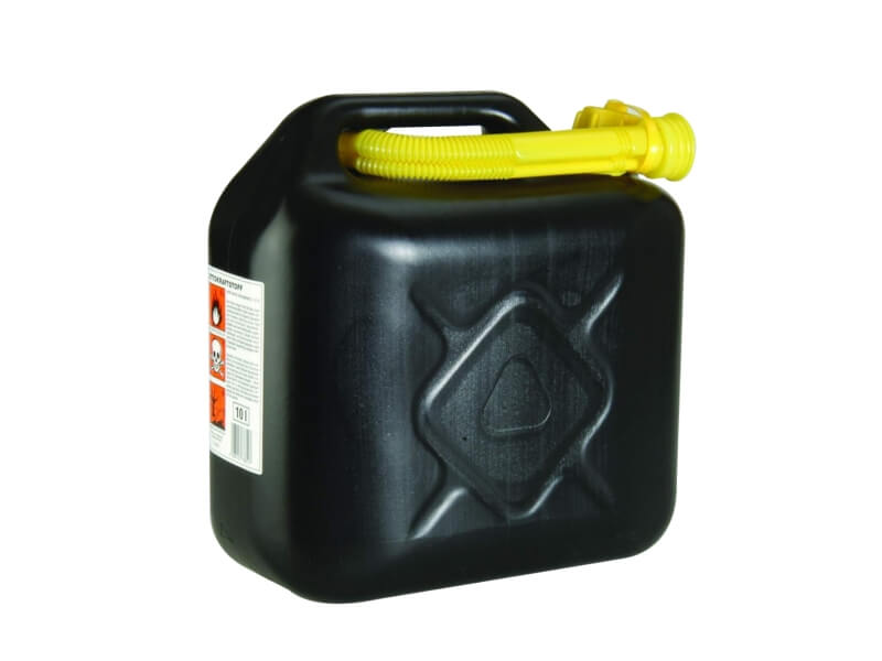 Behalten Sie die Tankanzeige im Blick und stellen Sie sicher, genügend Kraftstoff mitzuführen. 10 Liter Benzinkanister