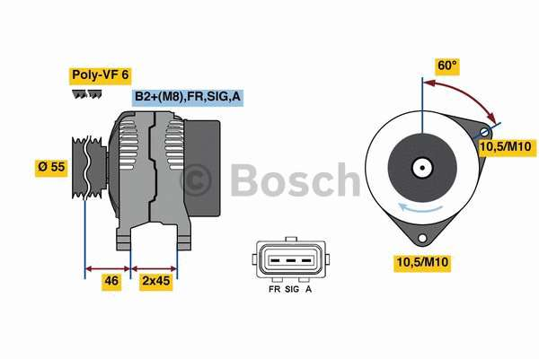 BOSCH Keilriemen für AUDI günstig online im AUTODOC Katalog