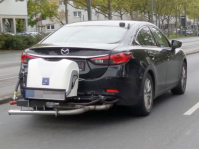 RDE bei einem Mazda