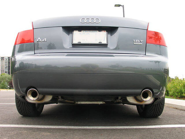 Heckansicht eines Audi A4 Heckansicht eines Audi A4
