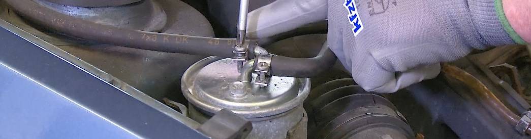 Kraftstofffilter schützen die Einspritzanlage. Kraftstofffilter wechseln