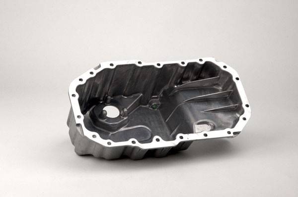 Als Material für Ölwannen kommt u.a. Aluminium zum Einsatz. Ölwanne aus Aluminium
