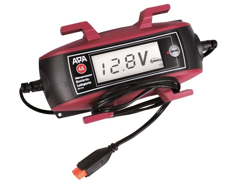 Autobatterie-Ladegerät, 12 V 6 A Intelligente Batterie Erhaltungsladegerät  Auto 12 V 24 V Batterie-Betreuer für PKW LKW Motorrad Rasenmäher Marine  Blei-Säure-Ladegerät