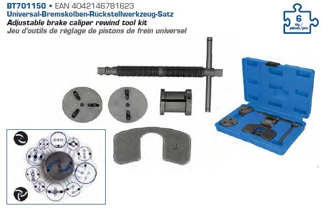 Bremskolben Rückstellwerkzeug, Universal Bremskolben Rücksteller