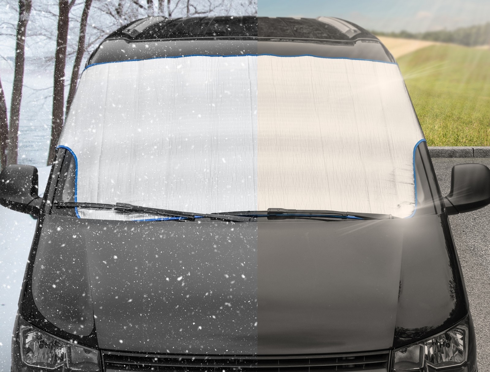 Windschutzscheibe Frostschutz für Audi 50. Fenster Display Schnee Eis