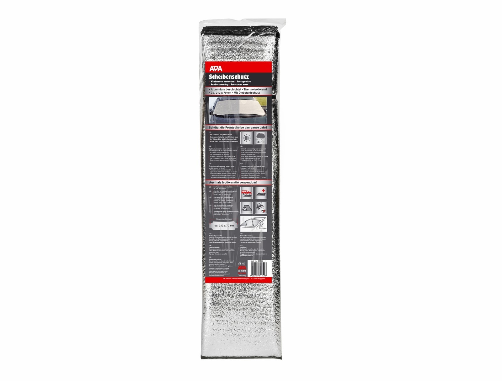 2 Thermo XXL Scheibenabdeckung Silber 175x90cm Frostabdeckung Frontsc,  14,99 €