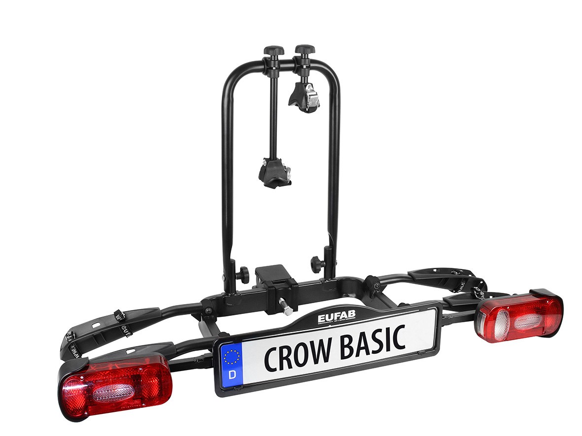EUFAB Fahrradträger CROW BASIC für Anhängerkupplung starr 2 (11569)
