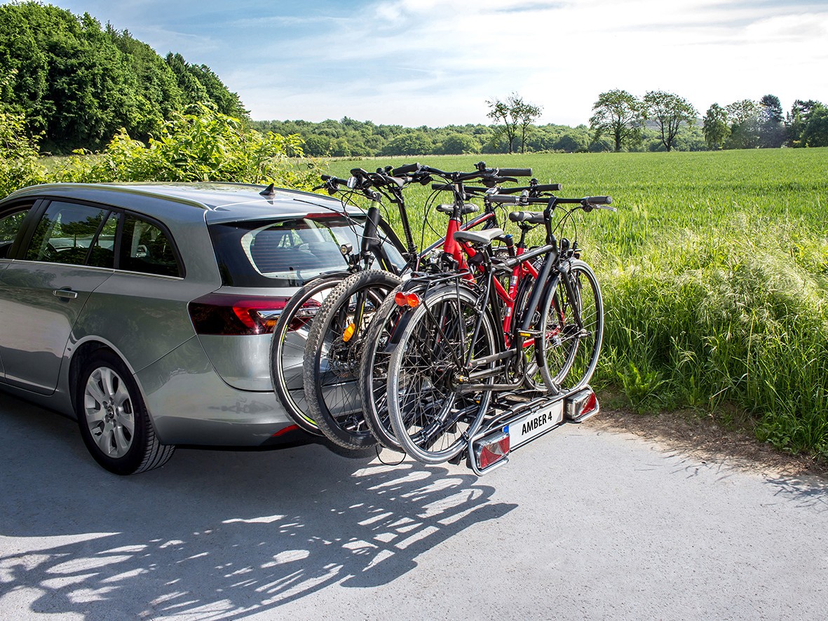 EUFAB Fahrrad-Kupplungsträger Luke für 4 Fahrräder