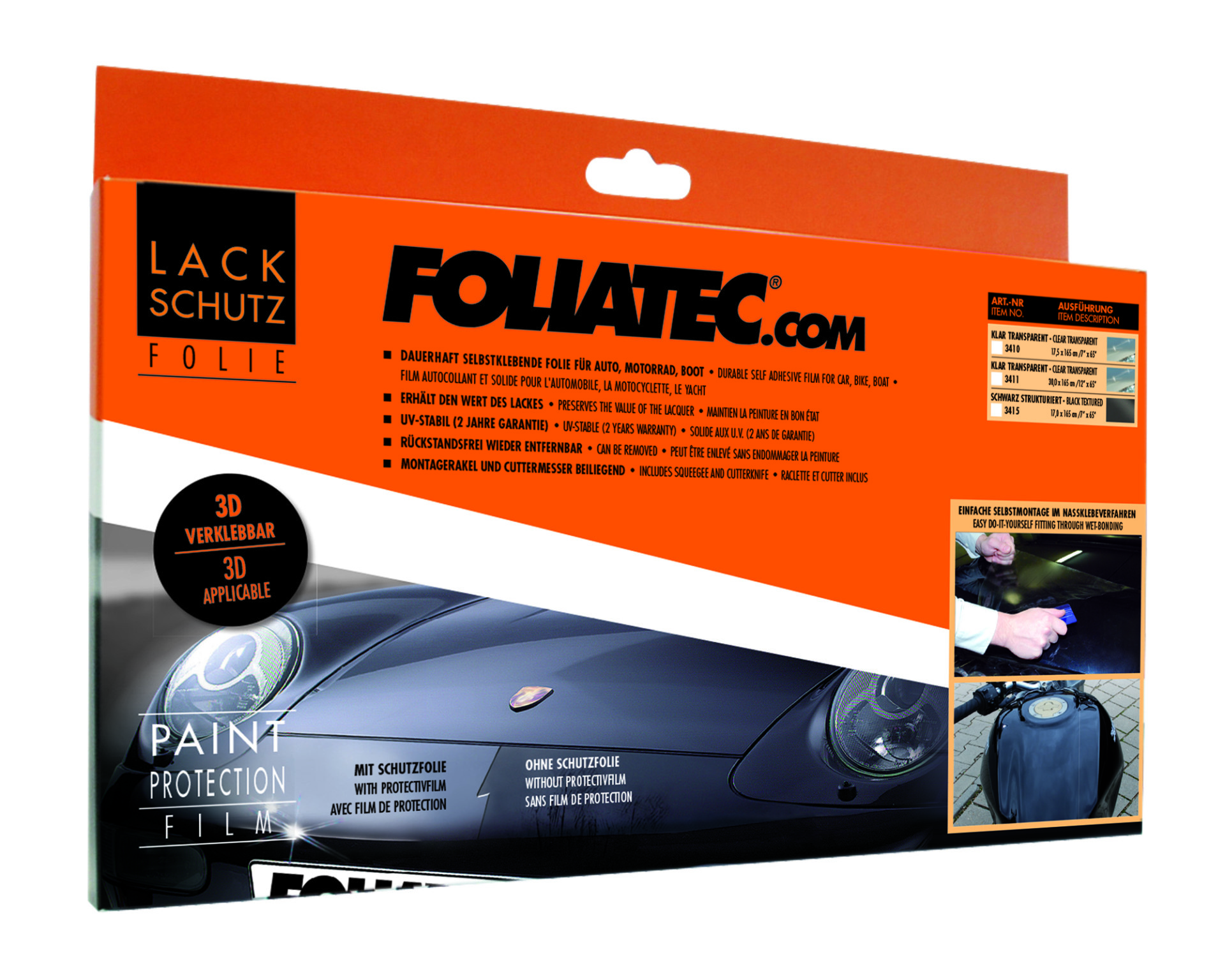 Film de protection de peinture FOLIATEC