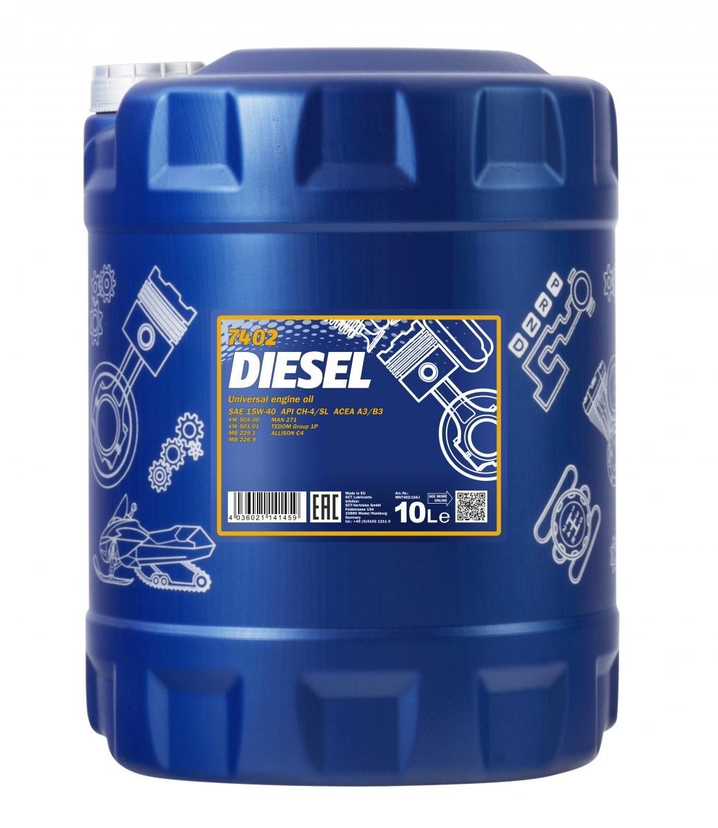 SCT - MANNOL Diesel 15W-40 (10L) 10 L (MN7402-10)