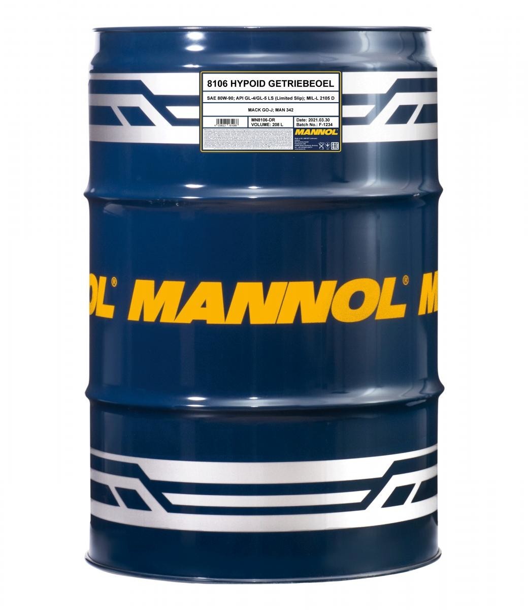 SCT - MANNOL Getriebeöl 80W-90 208.0L