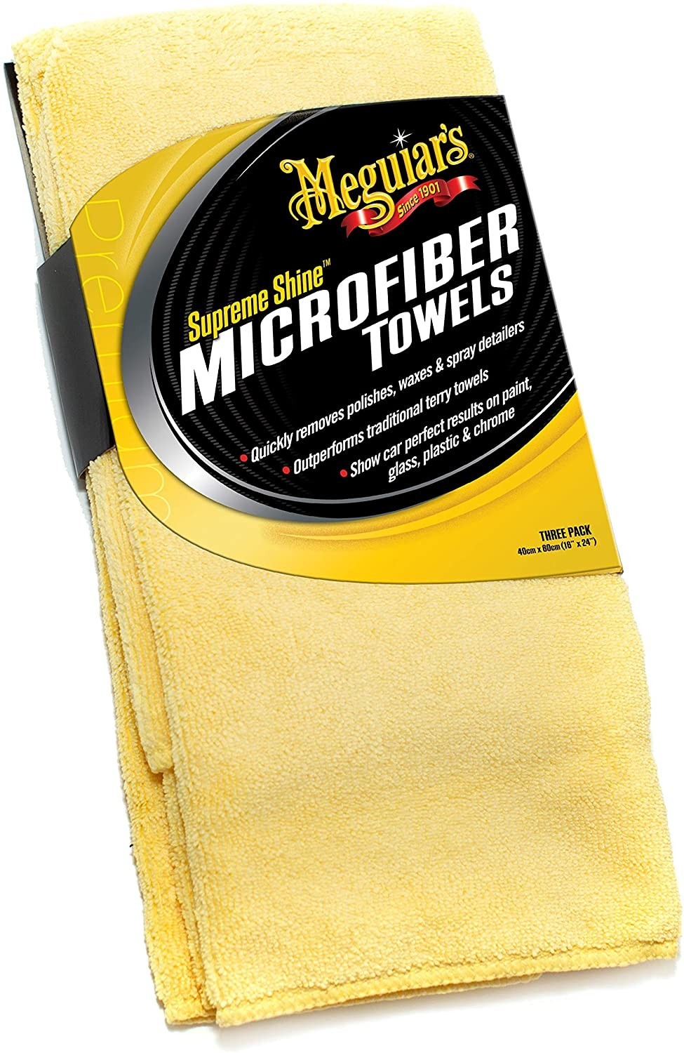 Chiffon à microfibres (3 pièces) Supreme Shine Microfibre MEGUIARS