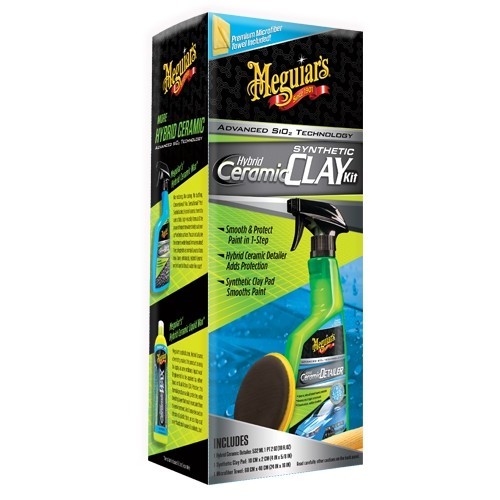 Meguiars | Hybrid CERAMIC Quik Clay Kit 532ml (G200200EU) für Fahrzeugchemie