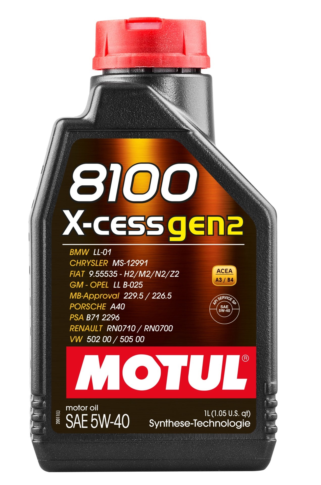 MOTUL 8100 X-CESS 5W40 5W-40 1 L (109229)