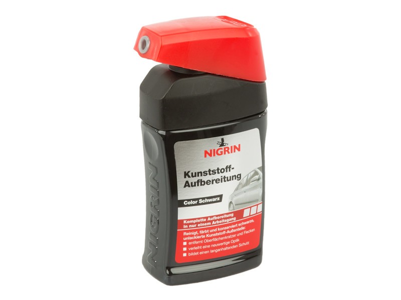 NIGRIN Kunststoff-Aufbereitung schwarz (300 ml) 0,3 L (72939)