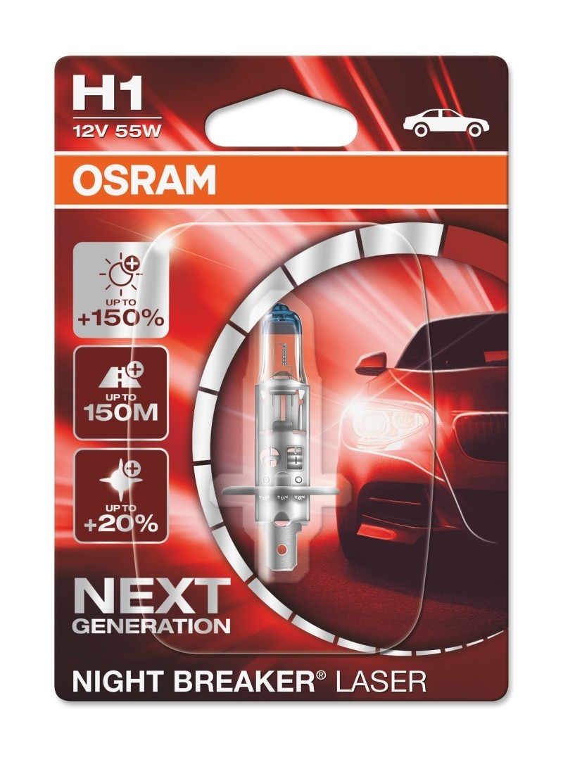 OSRAM H1 Night Breaker Laser next Generation (1 Stk.), Art.-Nr. 64150NL-01B