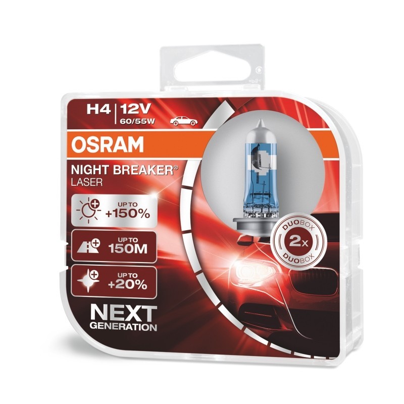 OSRAM H4 Night Breaker Laser next Generation (2 Stk.), Art.-Nr. 64193NL-HCB