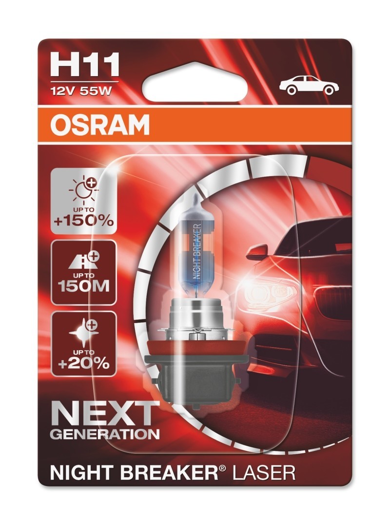 OSRAM Glühlampe, Fernscheinwerfer NIGHT BREAKER® LASER next generation 1