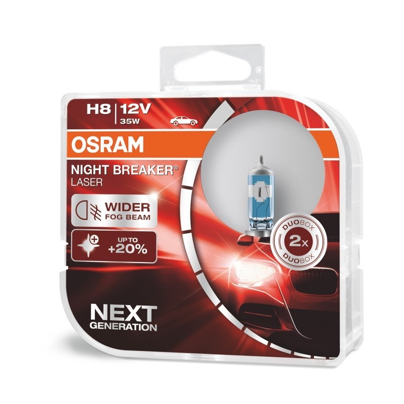 OSRAM H8 Night Breaker Laser next Generation (2 Stk.), Art.-Nr. 64212NL-HCB