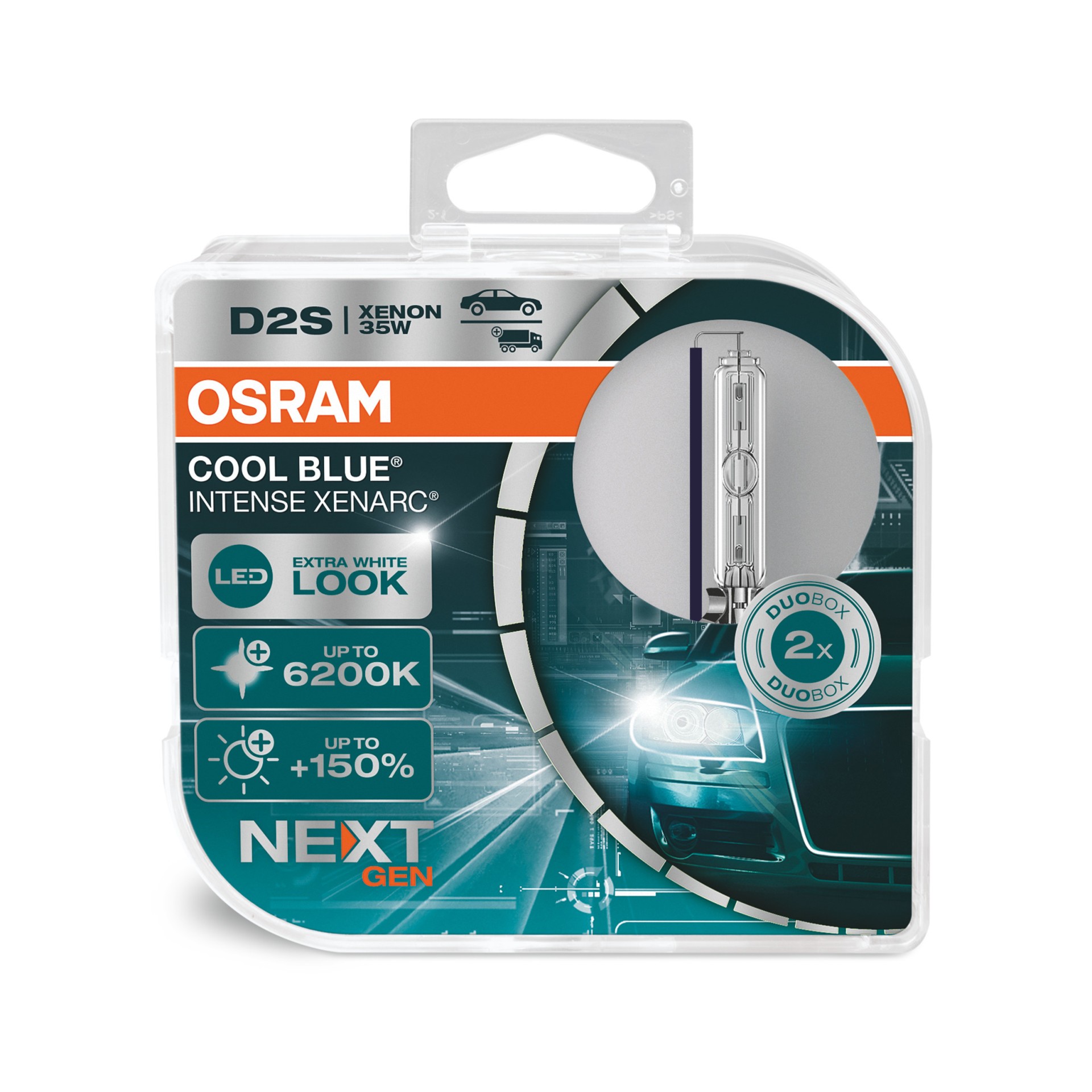 OSRAM  XENARC COOL BLUE INTENSE D2S next Gen (2 Stk.), Art.-Nr. 66240CBN-HCB