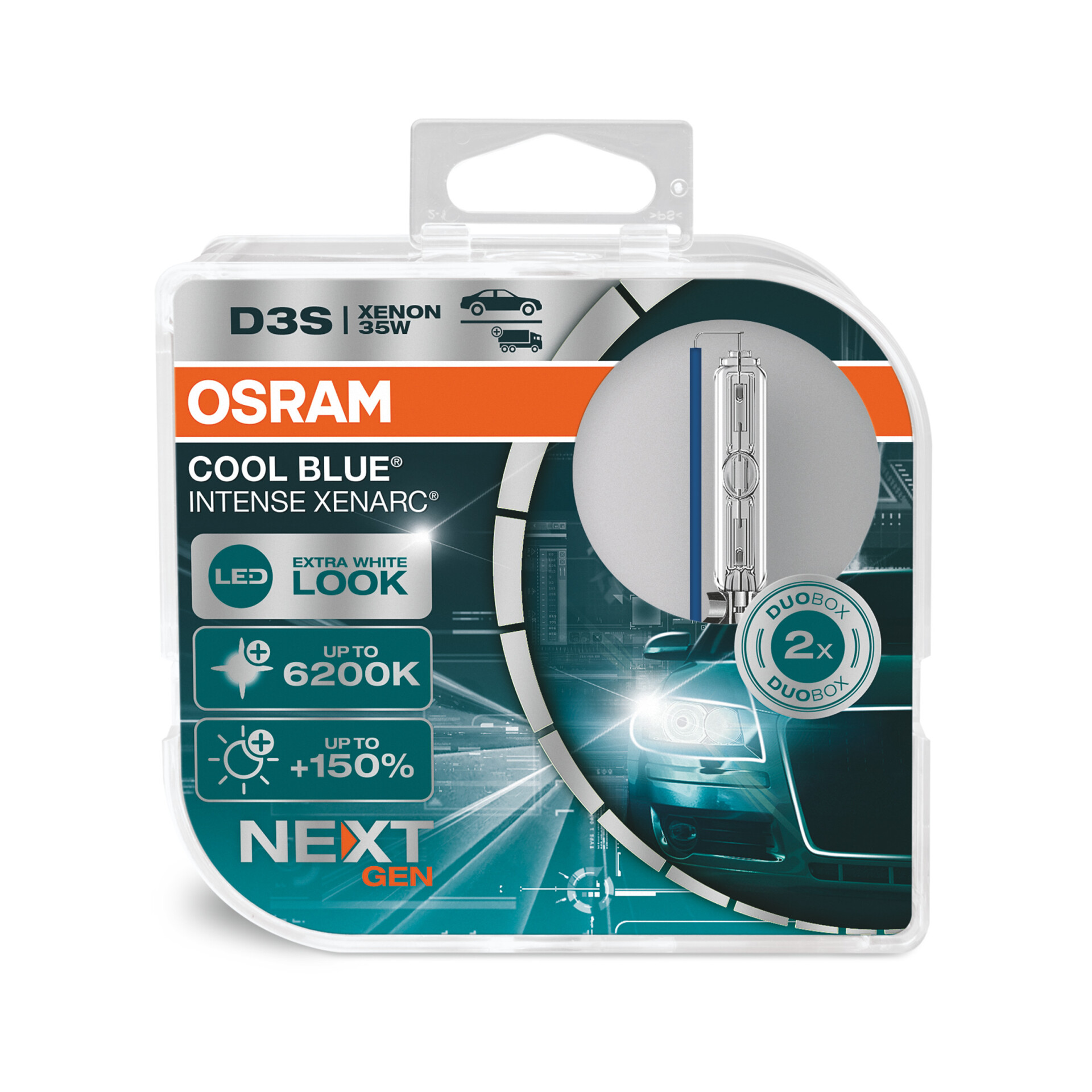 OSRAM  XENARC COOL BLUE INTENSE D3S next Gen  (2 Stk.), Art.-Nr. 66340CBN-HCB