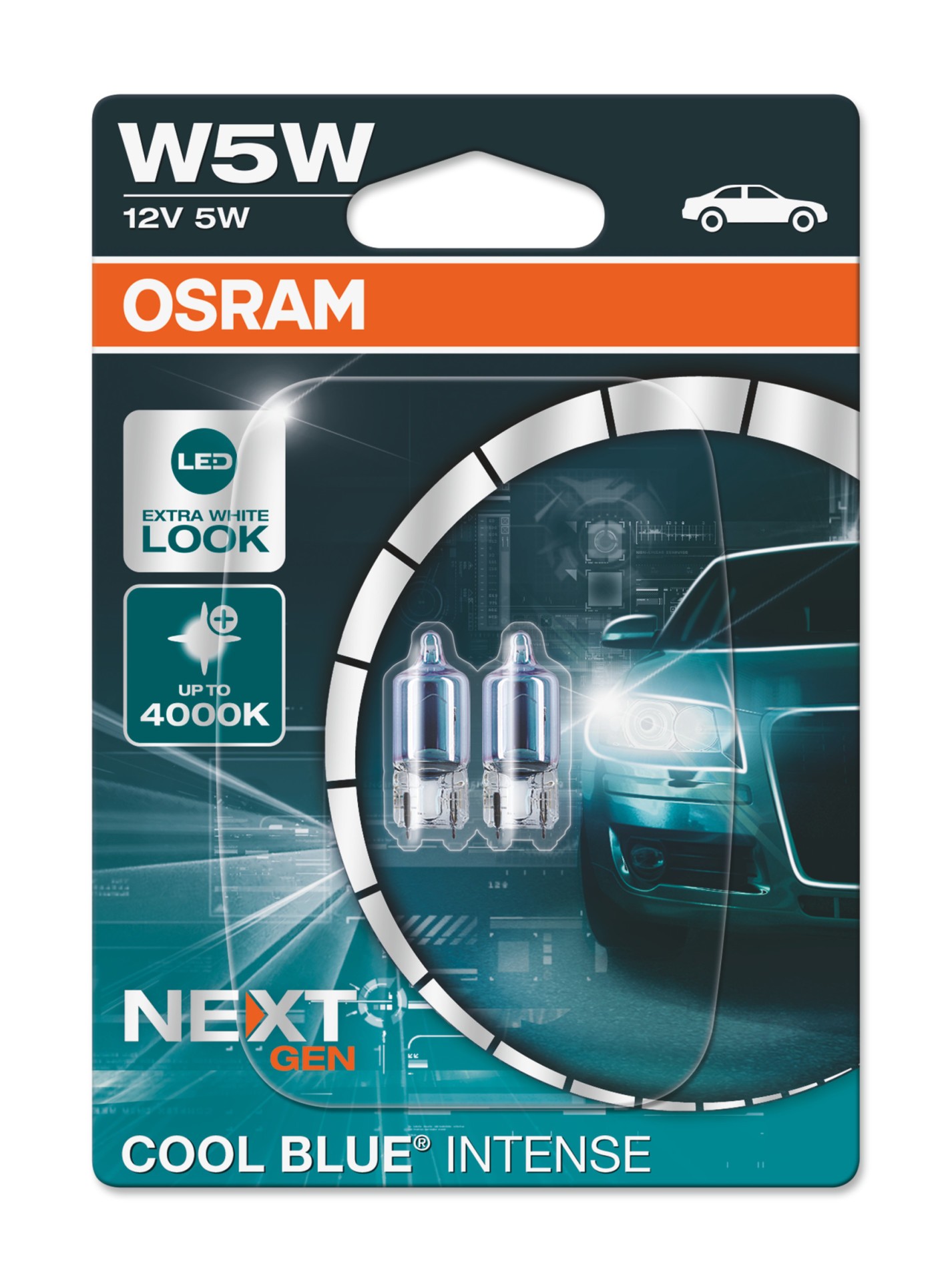 OSRAM  COOL BLUE INTENSE W5W next Gen (2 Stk.), Art.-Nr. 2825CBN-02B