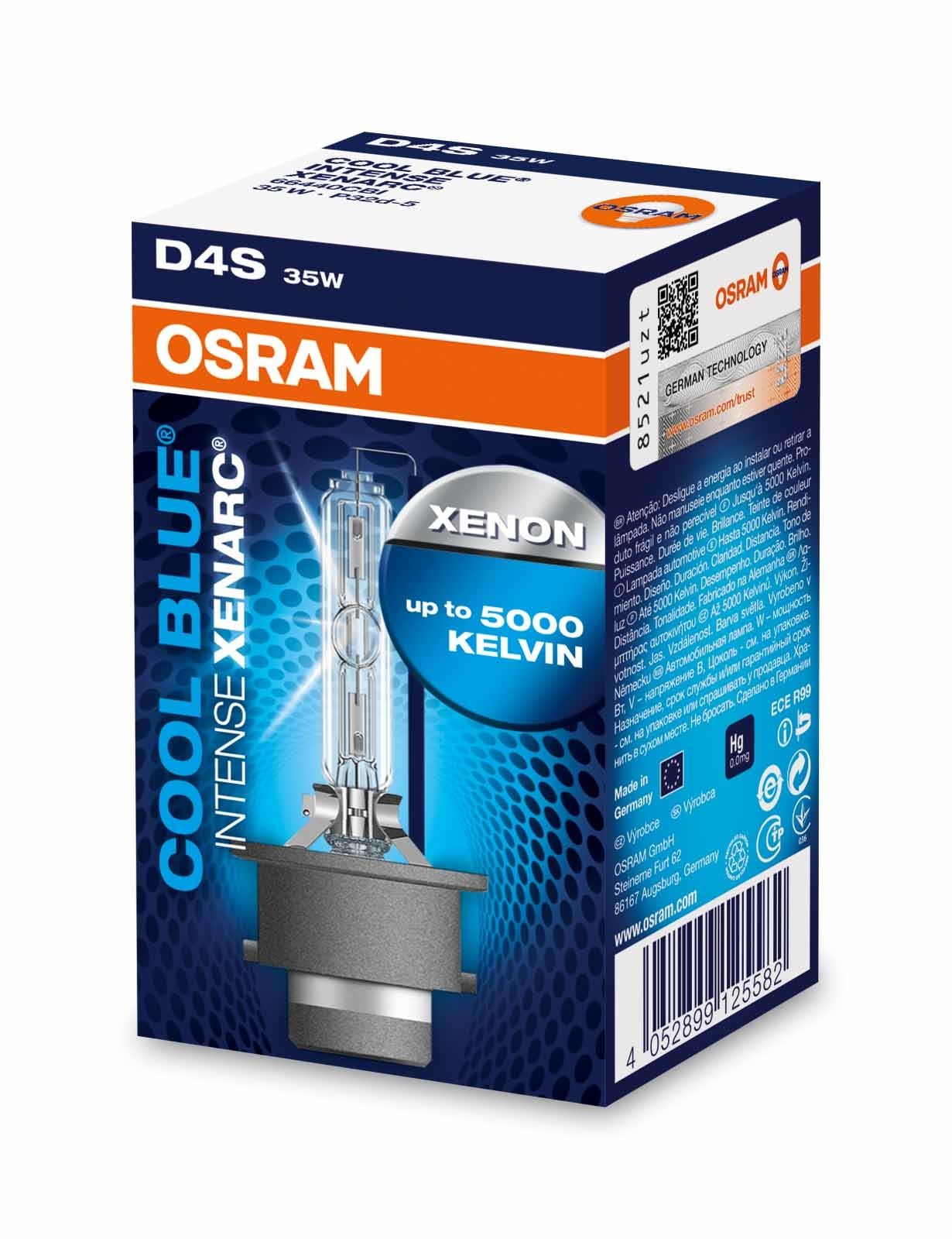 OSRAM D4S Xenarc Cool BlueIntense 35W next Gen (1 Stk.), Art.-Nr. 66440CBI