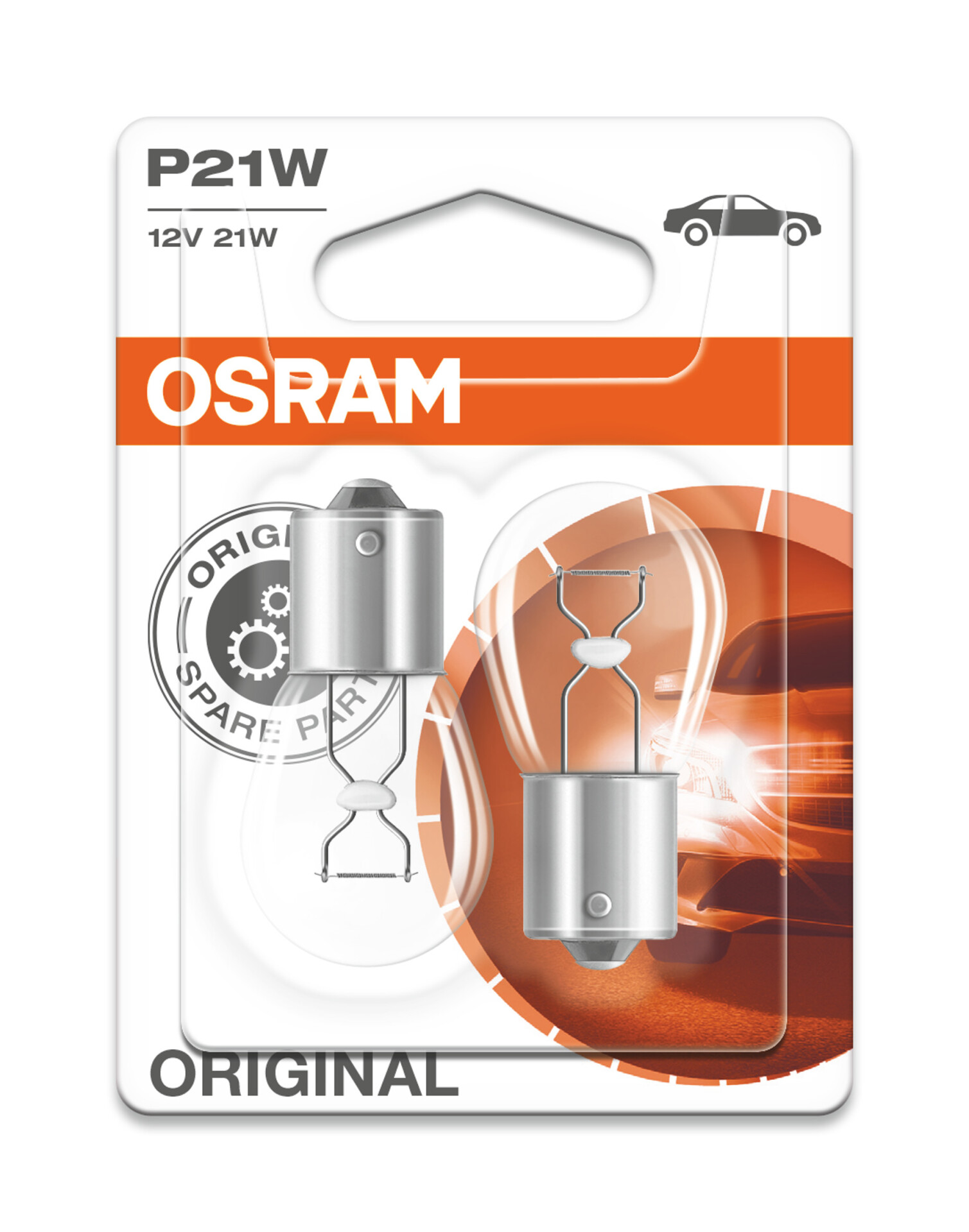 OSRAM P21W Original 21W (2 Stk.), Art.-Nr. 7506-02B