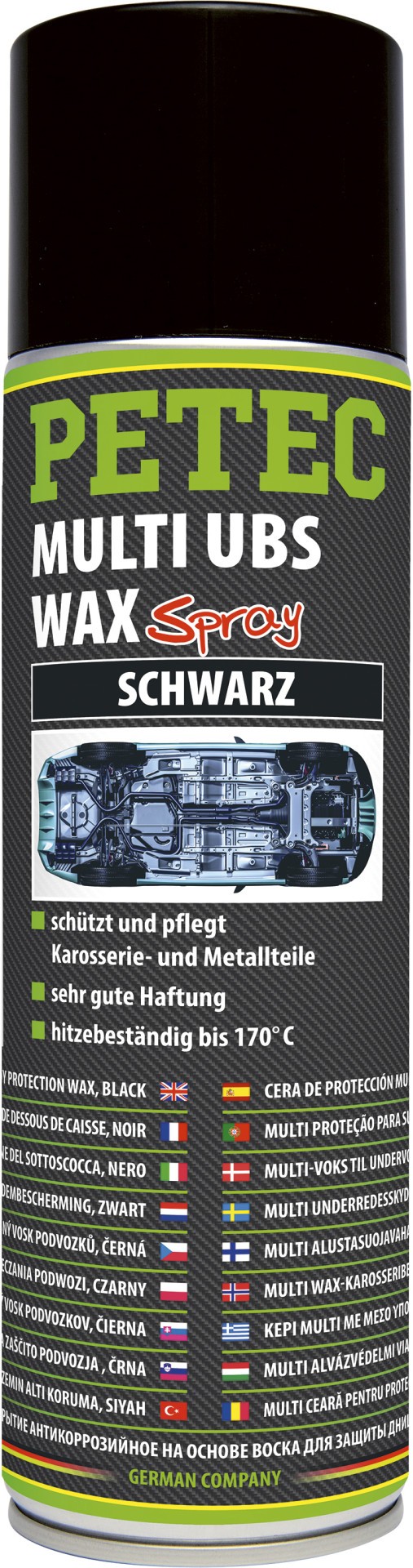 Petec Unterbodenschutz Bitumen Spray schwarz UBS nicht