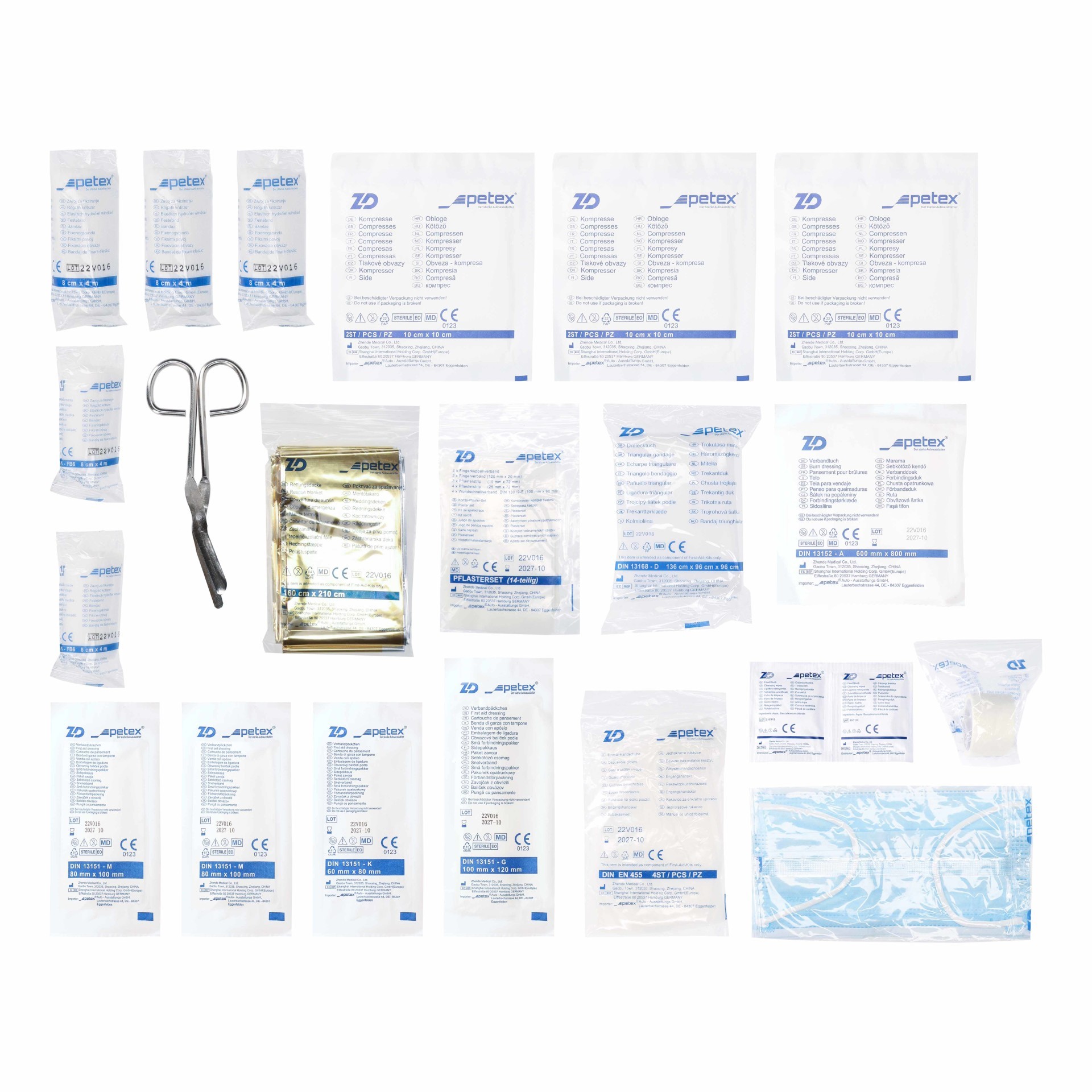 Trousse de premiers secours PETEX