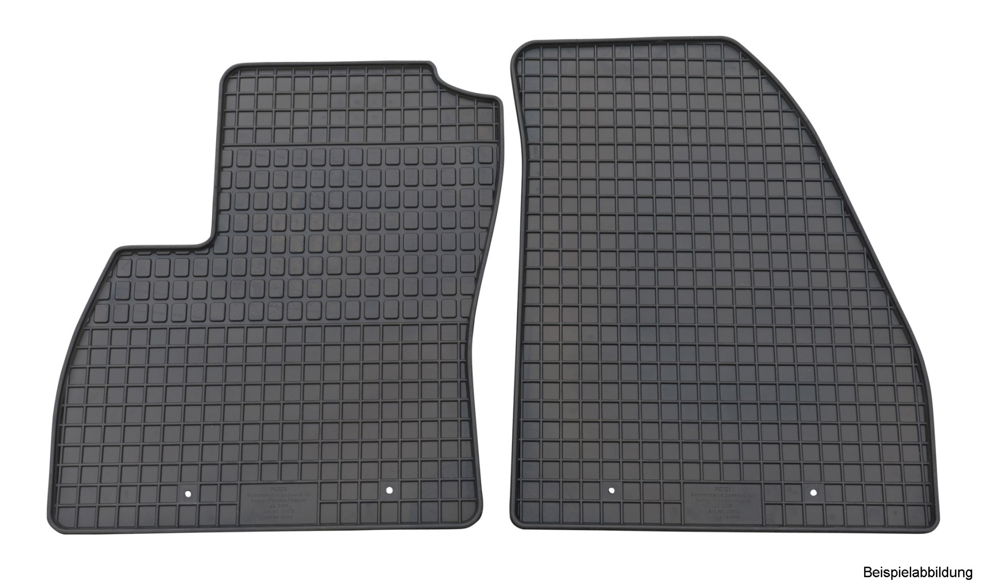 PETEX Fußmattensatz (64310) für VW Caddy III