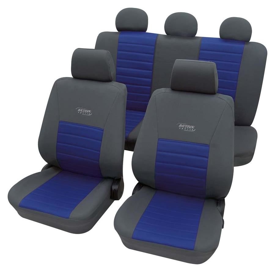 PETEX Sitzbezüge Universal Polyester blau (22374805)