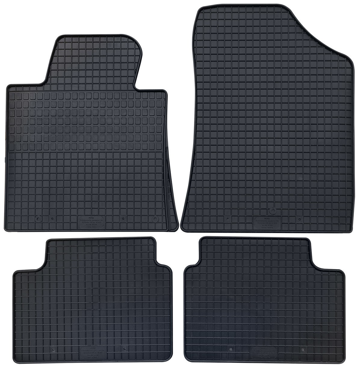 PETEX Fußmattensatz (97310) für HYUNDAI I30