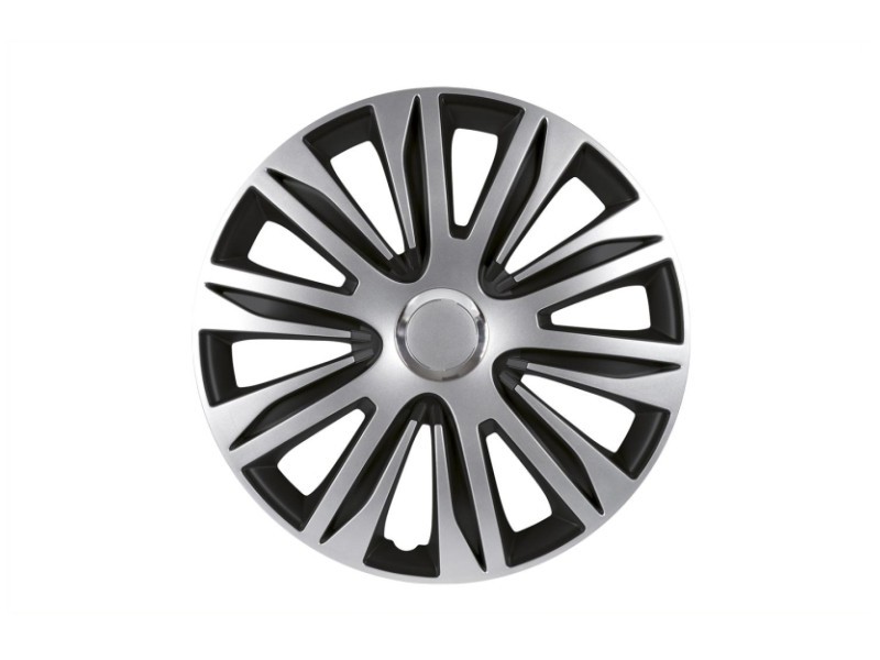 PETEX Satz 16 Zoll Nardo silber/schwarz Schwarz/silber (RB547516)