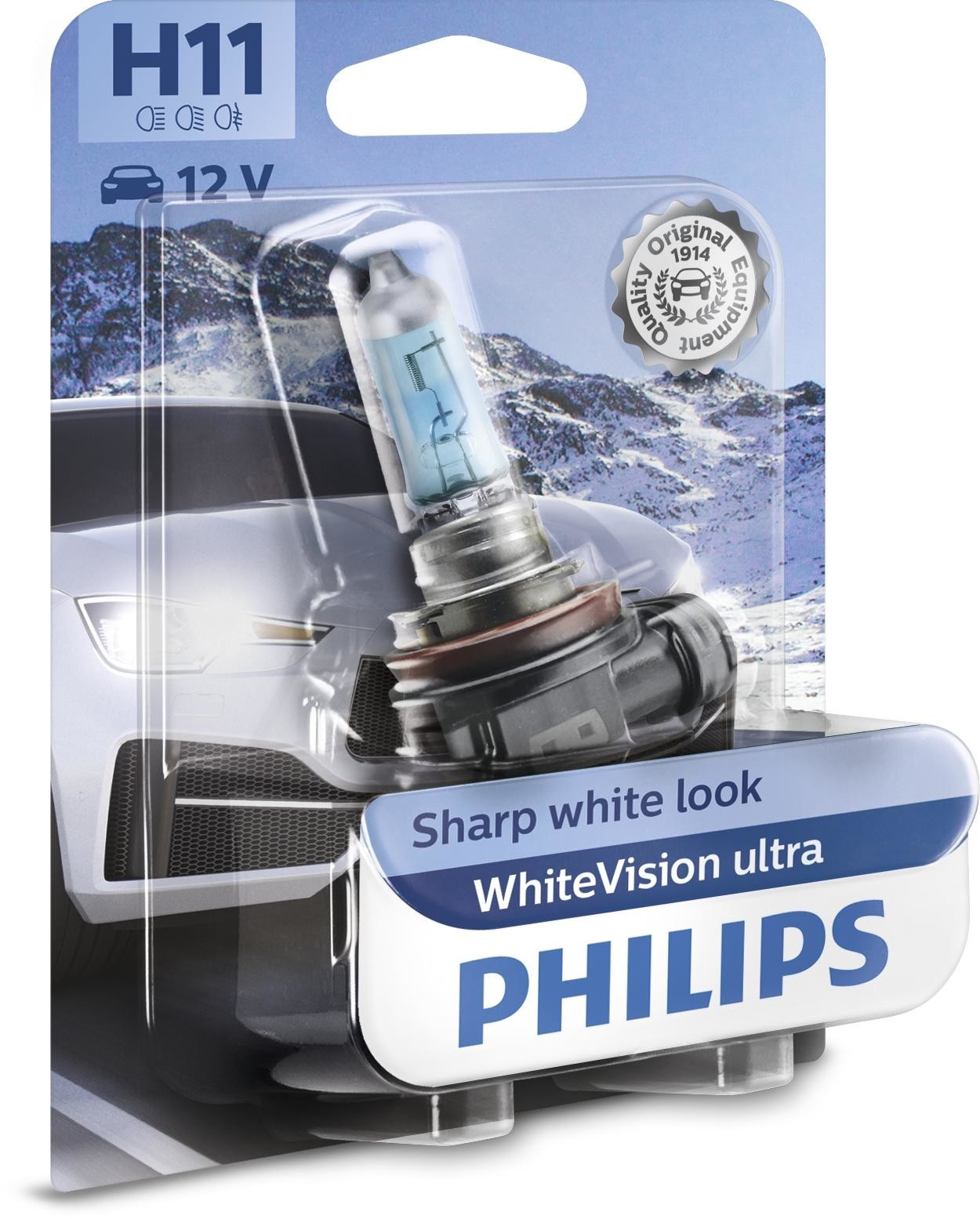 PHILIPS H11 WhiteVision ultra 12V