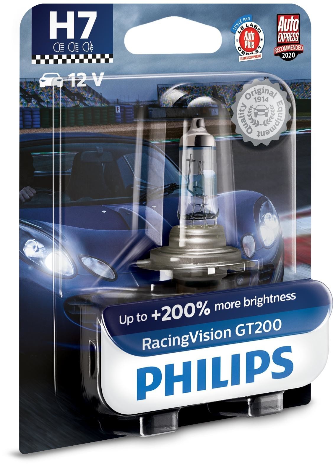 PHILIPS H7 RacingVision GT200 (12972RGTB1) für BMW 5 VW Passat B6 PEUGEOT