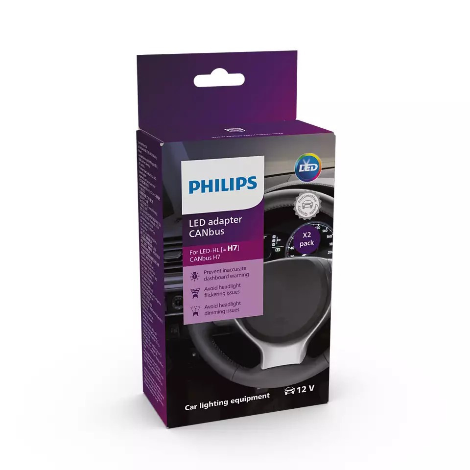 Philips LED CANBus Adapter für W5W-LED : : Auto & Motorrad