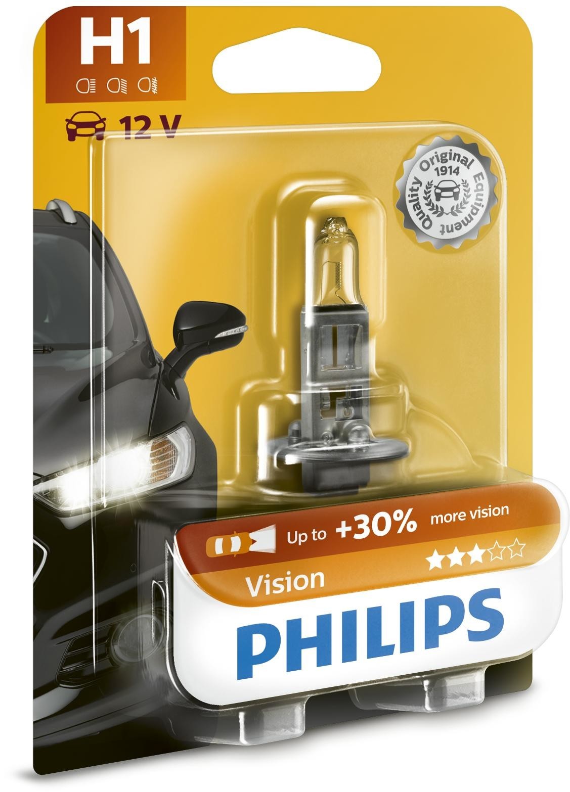 PHILIPS Glühlampe, Fernscheinwerfer Vision 12V