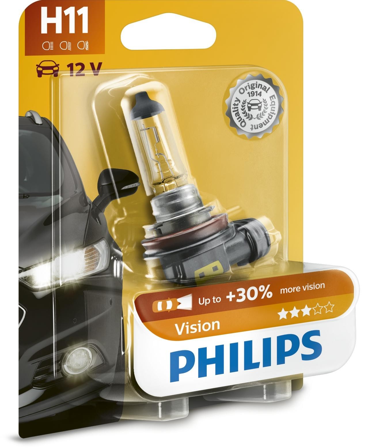 PHILIPS Glühlampe, Fernscheinwerfer Vision (12362PRB1)