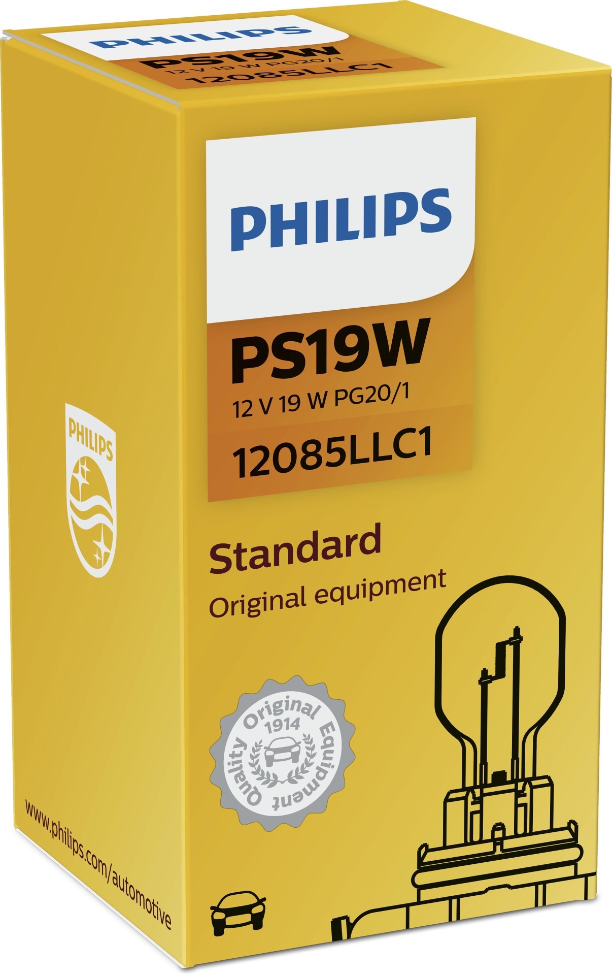 Philips | PS 19W LongLife (1 Stk.) (12085LLC1) für Land Rover Fiat Dodge