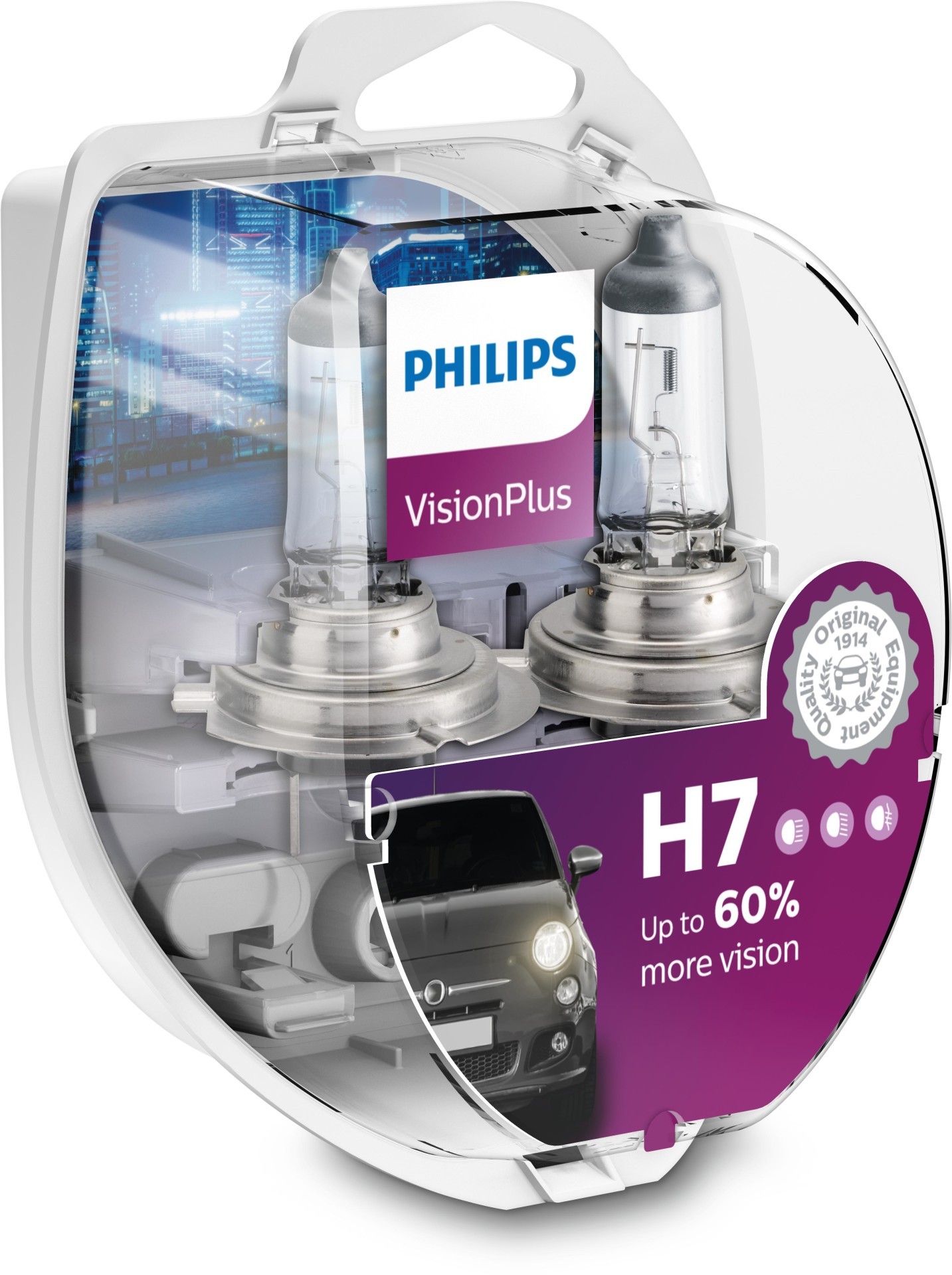 PHILIPS Glühlampe, Fernscheinwerfer VisionPlus 12V