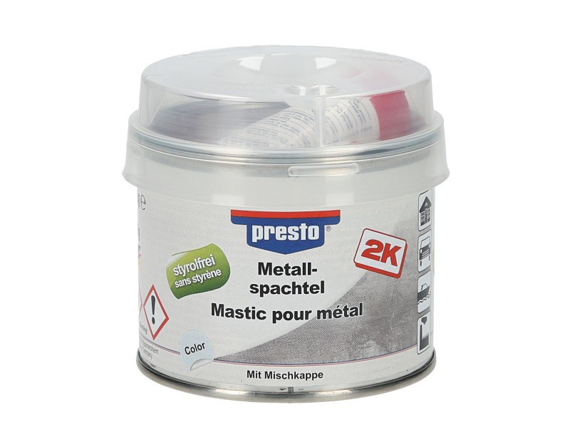 PRESTO Metallspachtel DIY (250 g) Grau 0,25 kg (443466)